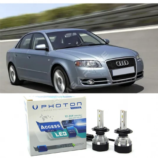 Audi A4 B6 Led Xenon Uzun Far Ampulü H7 Access Yeni Seri Beyaz 2000-2006