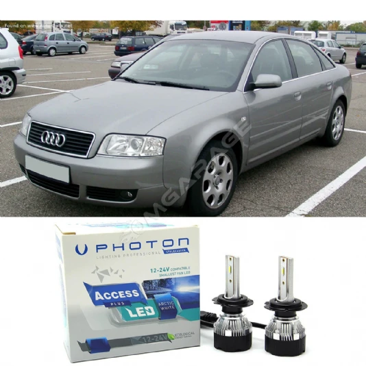 Audi A6 C5 Led Xenon Uzun Far Ampulü H7 Access Yeni Seri Beyaz 1997-2005