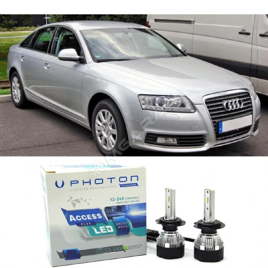 Audi A6 C6 Led Xenon Uzun Far Ampulü H1 Access Yeni Seri Beyaz 2004-2011