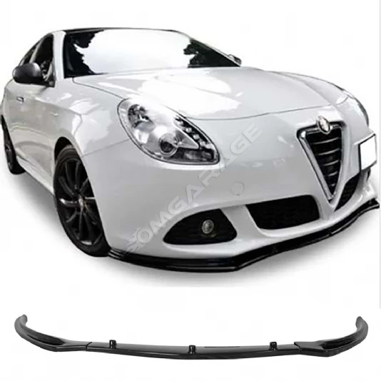 Alfa Romeo Guiletta Ön Lip Plastik Parlak Siyah karlık-ön-ek-bodykit 2010+