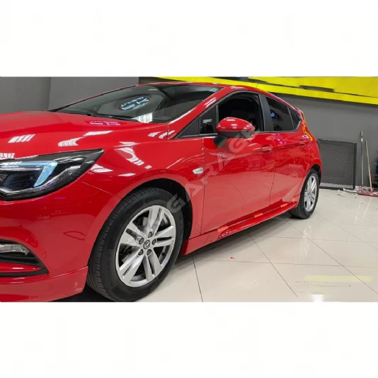 Opel Astra K Opc Yan Marşpiyel Seti Mat Siyah Plastik 2 Adet 2015 2016 2017 2018 2019 2020 2021