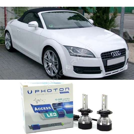 Audi TT 8J Kısa Far Ampulü H7 Access Yeni Seri Beyaz 2006-2014