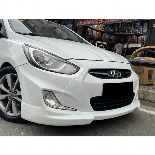 Hyunda Accent Blue Rieger Ön Ek Plastik Siyah karlık-ön-ek-bodykit 2011 - 2018