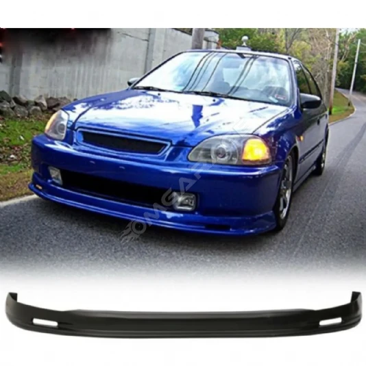 Honda Civic Mugen Ön Ek Plastik Siyah karlık-ön-ek-bodykit 1996 1997 1998 Makyajsız Kasa