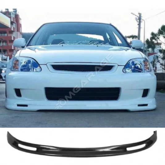 Honda Civic Mugen Ön Ek Plastik Siyah karlık-ön-ek-bodykit 1999 2000 2001 Makyajlı Kasa