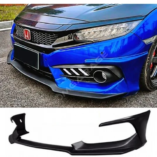 Honda Civic Fc5 Turbo Ön Ek Plastik Siyah karlık-ön-ek-bodykit 2016 2017 2018 2019 Makyajsız Kasa