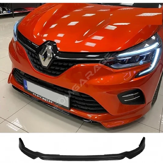 Renault Clio 5 Abt Ön Ek Plastik Siyah karlık-ön-ek-bodykit 2019 2020 2021 2022 2023