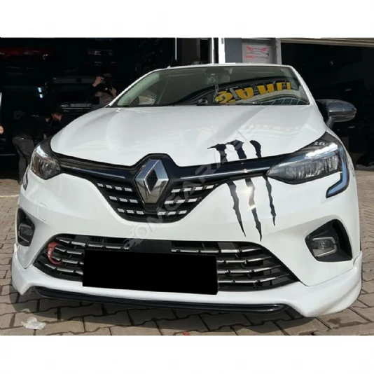 Renault Clio 5 Ön Ek Plastik Siyah karlık-ön-ek-bodykit 2019 2020 2021 2022 2023