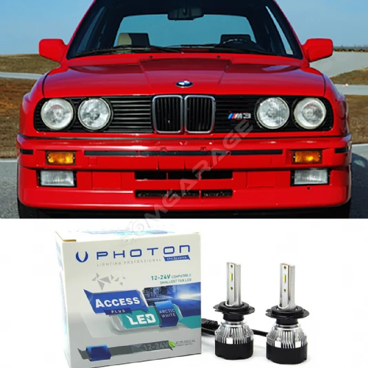 Bmw E30 Led Xenon Uzun Far Ampulü H1 Access Yeni Seri Beyaz