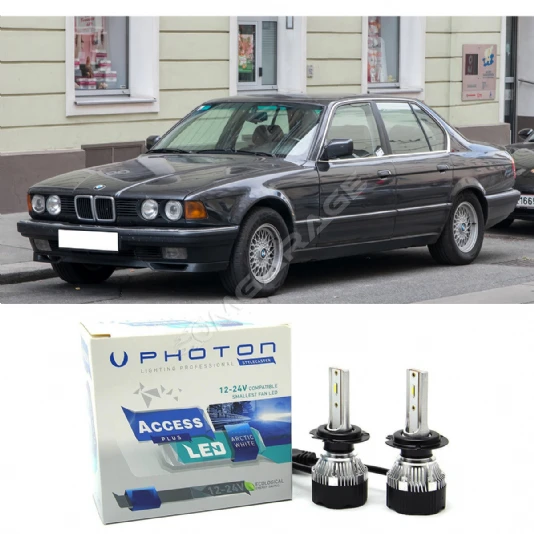 Bmw E32 Led Xenon Kısa Far Ampulü H1 Access Yeni Seri Beyaz