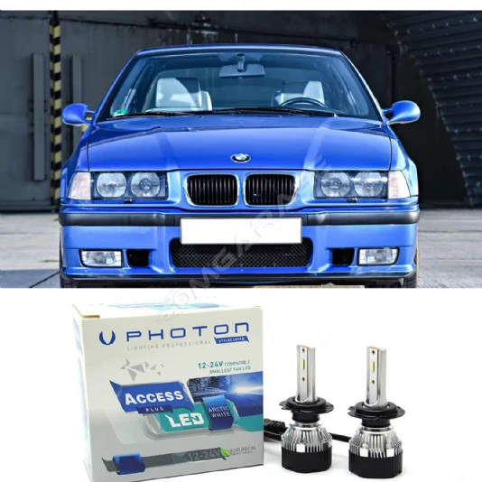Bmw E36 Led Xenon Sis Farı Ampulü H1 Access Yeni Seri Beyaz