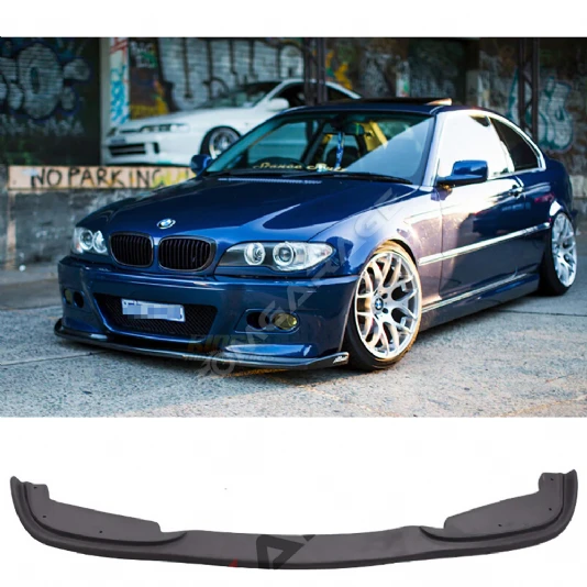 Bmw E46 M3 Ön Lip Plastik Parlak Siyah karlık-ön-ek-bodykit 1997 1998 1999 2000 2001 2002 2003 2004