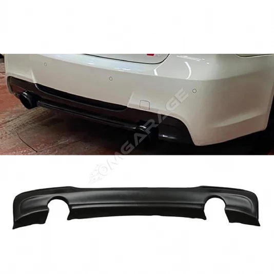 Bmw E90 M Technic Difüzör Difizör Plastik Parlak Siyah 2004 - 2011 3 Serisi Arka-bodykit-ek-karlık