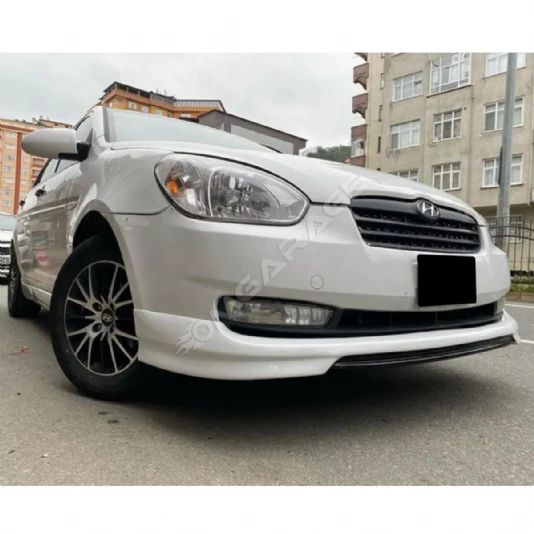 Hyundai Accent Era Custom Ön Ek Plastik Siyah karlık-ön-ek-bodykit 2005 2006 2007 2008 2009 2010