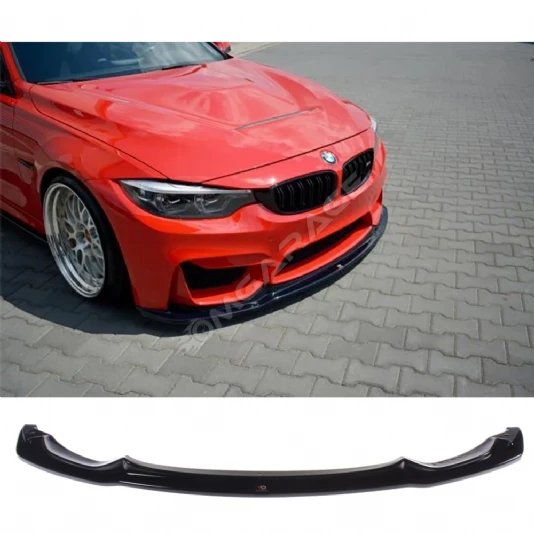 Bmw F30 M3 Vorstainer Ön Lip Plastik Parlak Siyah karlık-ön-ek-bodykit 2012-2018