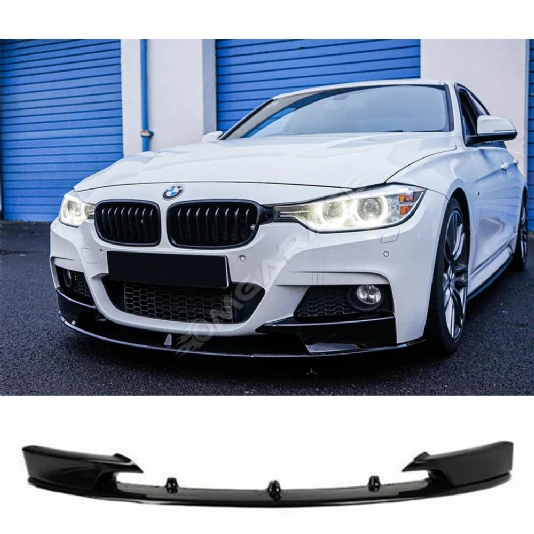 Bmw F30 M Technic Ön Lip Plastik Parlak Siyah karlık-ön-ek-bodykit 2012 - 2018