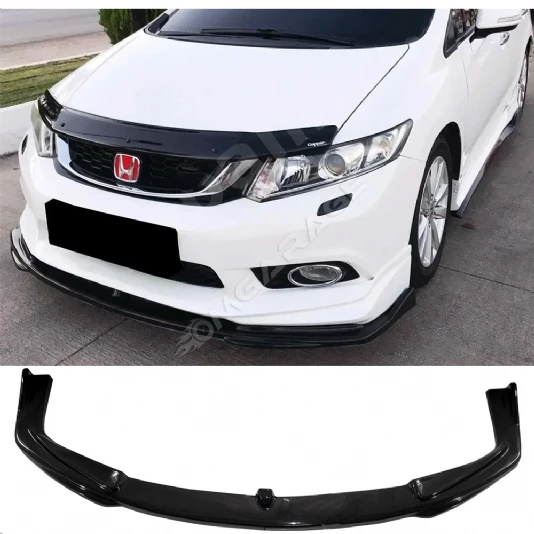 Honda Civic Fb7 Modulo Ön Lip Plastik Parlak Siyah karlık-ön-ek-bodykit 2012 2013 2014 2015 2016