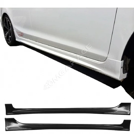 Honda Civic Fb7 Mugen Yan Marşpiyel Seti Mat Siyah Plastik 2 Adet 2012 2013 2014 2015 2016