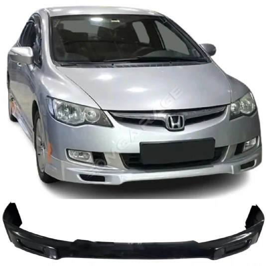 Honda Civic Fd6 Makyajsız Kasa için Makyajlı Görünüm Ön Ek Plastik Siyah ön-ek-bodykit 2006-2009