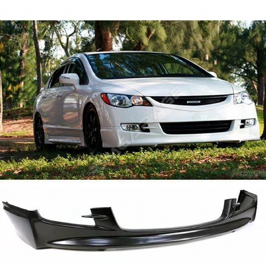Honda Civic Fd6 Makyajsız Kasa Mugen Ön Ek Plastik Siyah karlık-ön-ek-bodykit 2006 2007 2008 2009