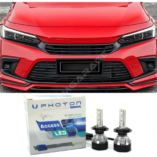 Honda Civic FE Led Xenon Kısa Far Ampulü H11 Access Yeni Seri Beyaz