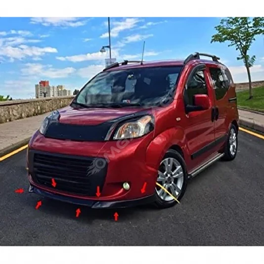 Fiat Fiorino Ön Lip Plastik Parlak Siyah karlık-ön-ek-bodykit
