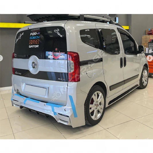 Fiat Fiorino Yan Marşpiyel Seti Mat Siyah Plastik 2 Adet