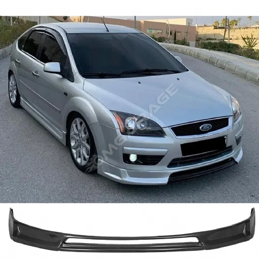 Ford Focus 2 Ön Ek Plastik Siyah karlık-ön-ek-bodykit 2005 2006 2007 2008 Makyajsız Kasa