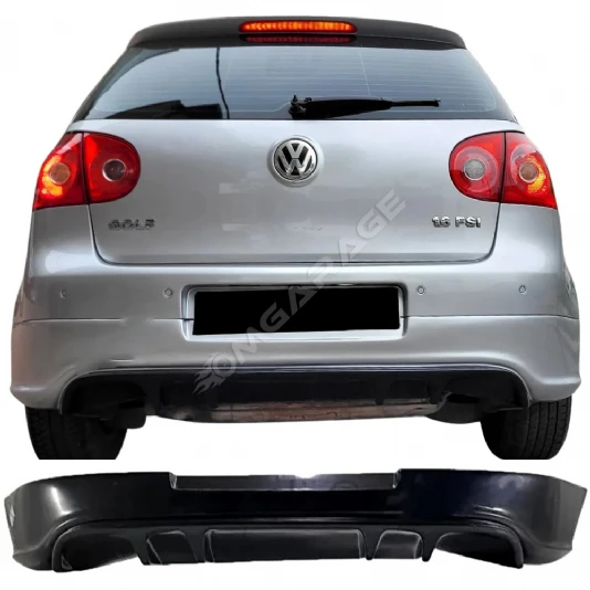 Vw Golf 5 Custom Arka Ek Plastik Siyah Difüzör 2003-2009 Arka-bodykit-ek-karlık