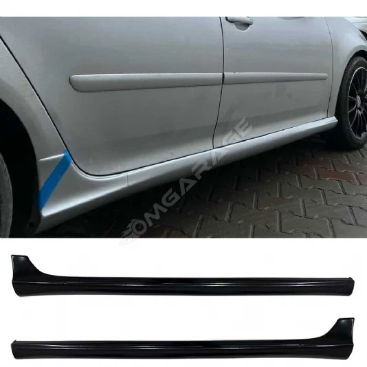 Vw Golf 5 GTI Yan Marşpiyel Seti Mat Siyah Plastik 2 Adet 2003 2004 2005 2006 2007 2008 2009