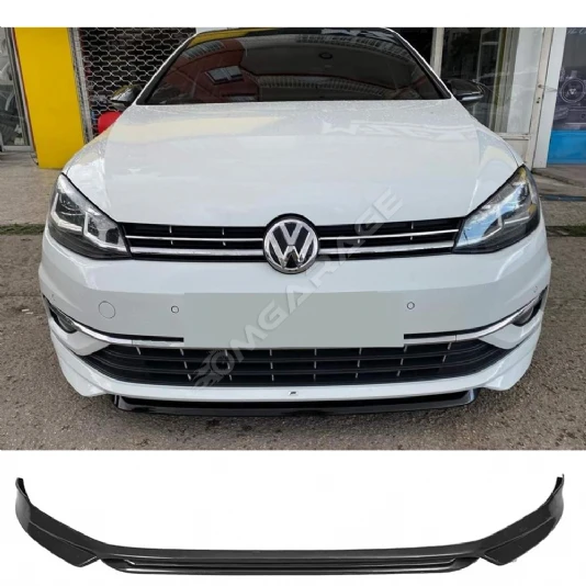 Vw Golf 7 Abt Ön Ek Plastik Siyah karlık-ön-ek-bodykit 2012 2013 2014 2015 2016 2017