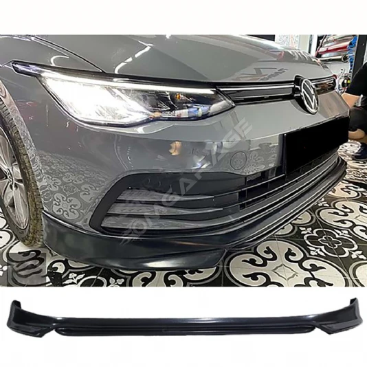 Vw Golf 8 Ön Ek Plastik Siyah karlık-ön-ek-bodykit 2019 2020 2021 2022