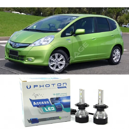 Honda Jazz Uzun + Kısa Far Ampulü H4 Access Yeni Seri Beyaz 2008-2015