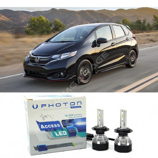 Honda Jazz Uzun + Kısa Far Ampulü H4 Access Yeni Seri Beyaz 2015-2020