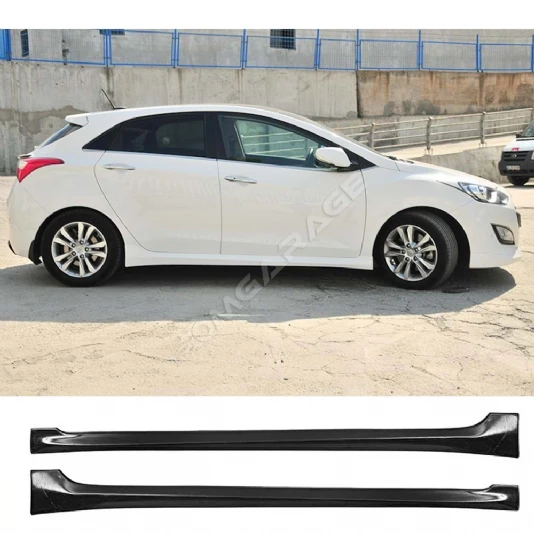 Hyundai i30 Servis Yan Marşpiyel Seti Mat Siyah Plastik 2 Adet 2012 2013 2014 2015 2016 2017