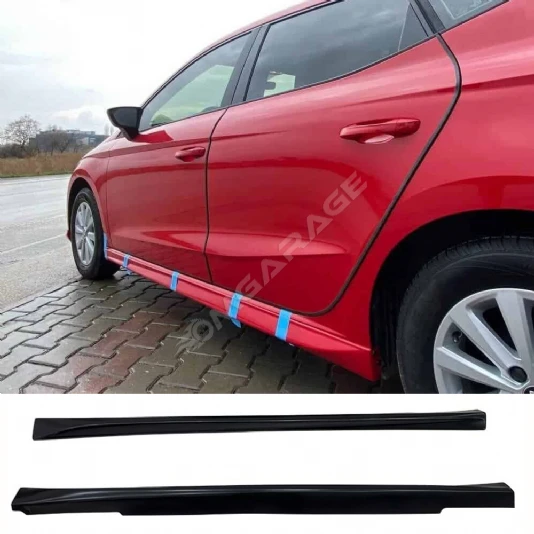 Seat İbiza Mk5 Aero Yan Marşpiyel Seti Mat Siyah Plastik 2 Adet 2017 2018 2019 2020 2021