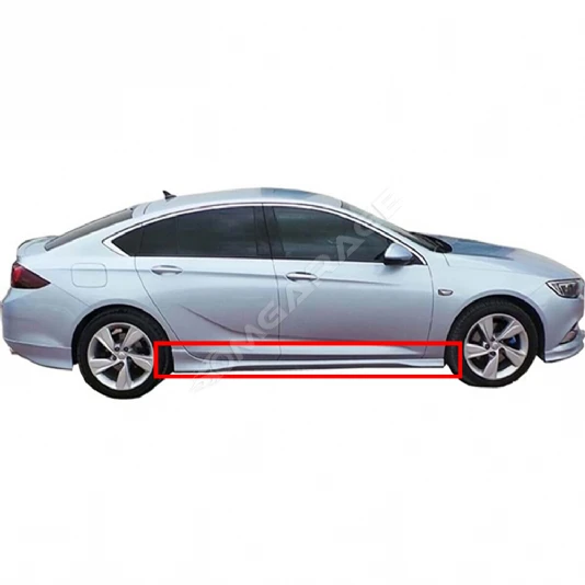 Opel İnsignia B Opc Line Yan Marşpiyel Seti Mat Siyah Plastik 2 Adet 2017 2018 2019 2020 2021