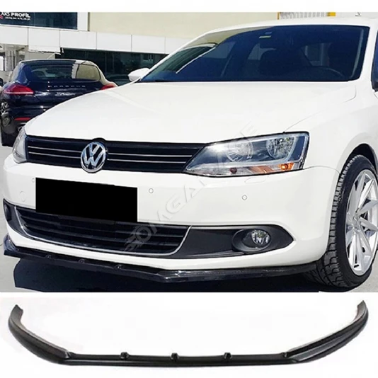Vw Jetta Mk6 Ön Lip Plastik Parlak Siyah karlık-ön-ek-bodykit 2010 - 2018