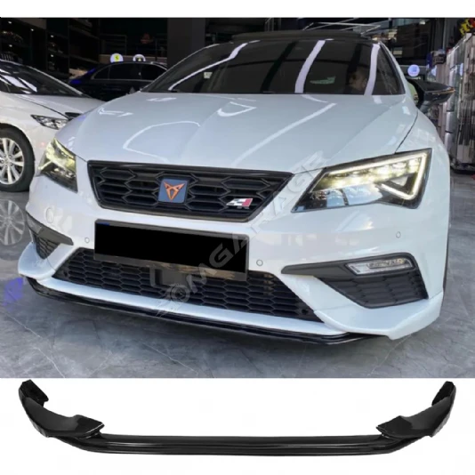 Seat Leon Mk3.5 Fr Dynamic Ön Ek Plastik Siyah ön-ek-bodykit 2017 2018 2019 2020 Makyajlı Kasa