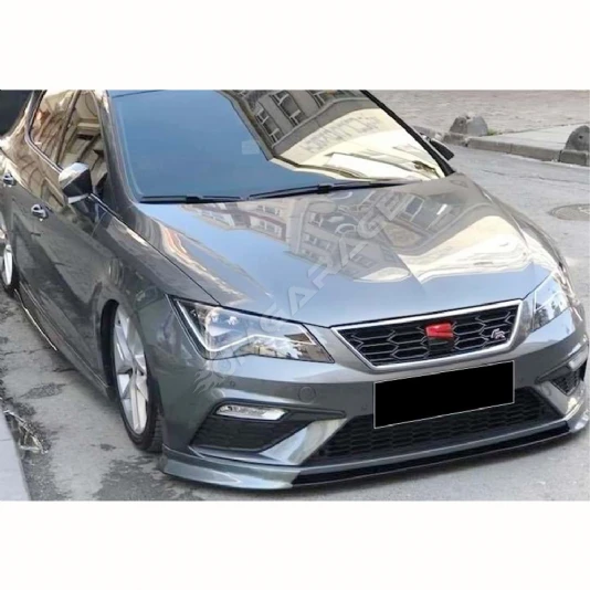 Seat Leon Mk3.5 FR Ön Ek Plastik Siyah karlık-ön-ek-bodykit 2017 2018 2019 2020 Makyajlı Kasa