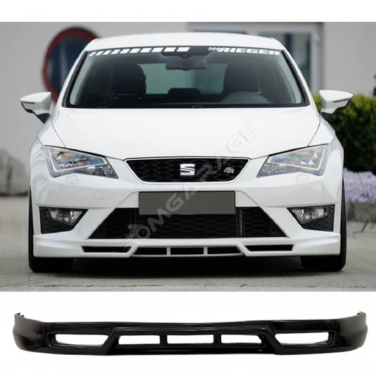 Seat Leon Mk3 Fr Rieger Ön Ek Plastik Siyah ön-ek-bodykit 2012 2013 2014 2015 2016 Makyajsız Kasa