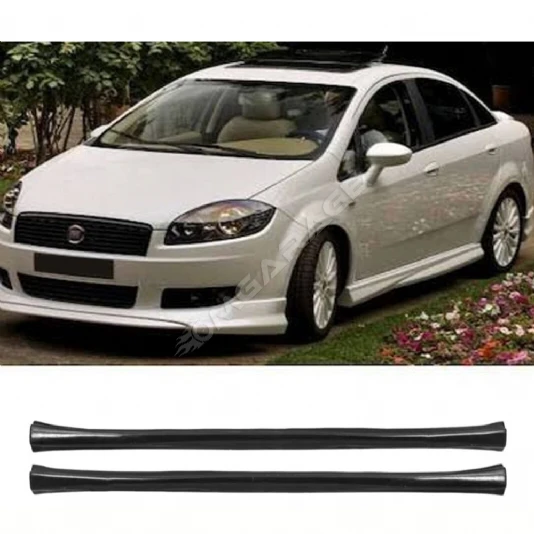Fiat Linea Yan Marşpiyel Seti Mat Siyah Plastik 2 Adet 2009 2010 2011 2012 2013 2014 2015 2016