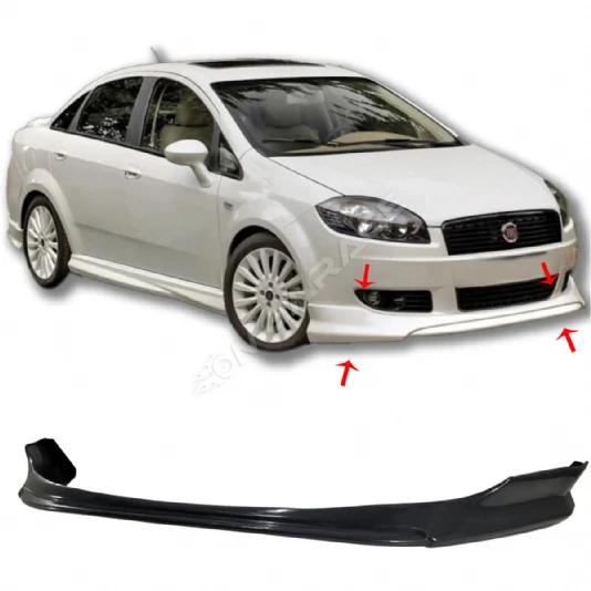 Fiat Linea Ön Ek Plastik Siyah karlık-ön-ek-bodykit 2007 2008 2009 2010 2011 2012 Makyajsız Kasa