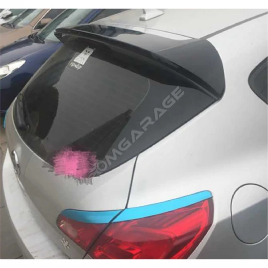 Opel Astra J Cam Üstü Spoiler Parlak Siyah Spoyler İthal 2009-2015