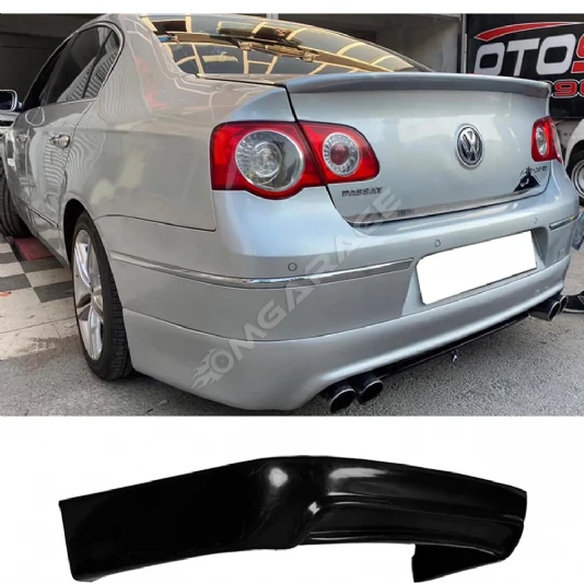 Vw Passat B6 Arka Ek Plastik Siyah Difüzör 2005-2010 Arka-bodykit-ek-karlık