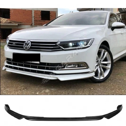 Vw Passat B8 Ön Ek Plastik Siyah karlık-ön-ek-bodykit 2015 2016 2017 2018 2019