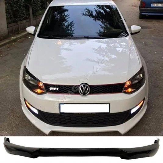 Vw Polo Mk5 Rieger Ön Ek Plastik Siyah karlık-ön-ek-bodykit 2009 2010 2011 2012 2013 Makyajsız Kasa