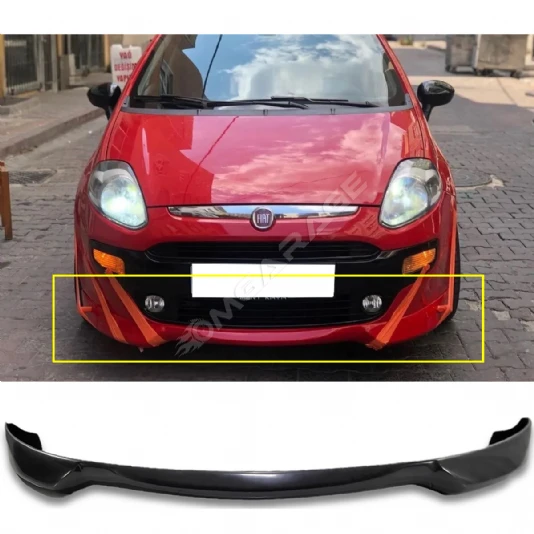 Fiat Punto Evo Ön Ek Plastik Siyah karlık-ön-ek-bodykit 2009 2010 2011 2012