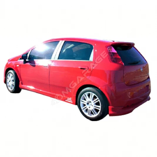 Fiat Punto Kulaklı Yan Marşpiyel Seti Mat Siyah Plastik 2 Adet 2012 2013 2014 2015 2016 2017 2018