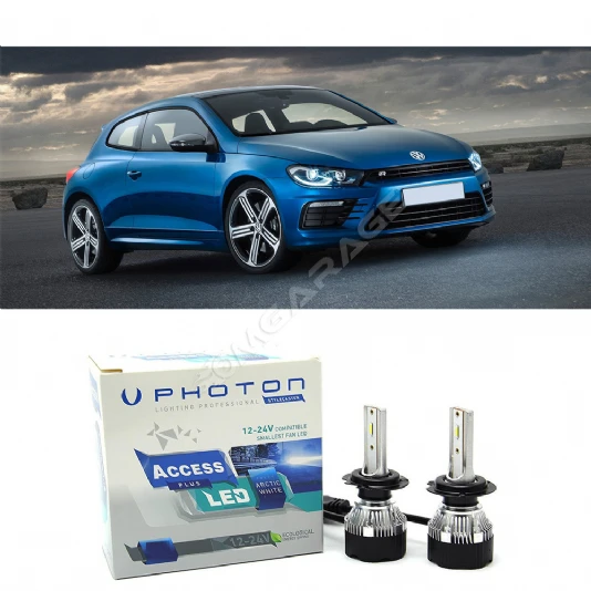 Vw Scirocco Kısa Far Ampulü H7 Access Yeni Seri Beyaz 2008-2017